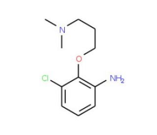 N-[3-(2-Amino-6-chlorophenoxy)propyl]-N,N-dimethylamine - chemical structure image