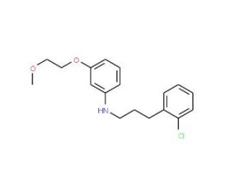 N-[3-(2-Chlorophenyl)propyl]-3-(2-methoxyethoxy)-aniline - chemical structure image