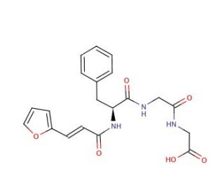 N-[3-(2-Furyl)acryloyl]-Phe-Gly-Gly (CAS 64967-39-1) - chemical structure image