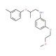 N-[3-(2-Methoxyethoxy)phenyl]-N-[2-(3-methylphenoxy)propyl]amine - chemical structure image