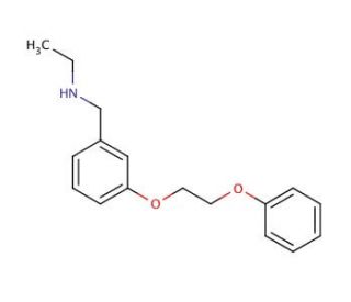 N-[3-(2-Phenoxyethoxy)benzyl]-1-ethanamine - chemical structure image