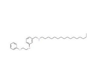 N-[3-(2-Phenoxyethoxy)benzyl]-1-hexadecanamine - chemical structure image