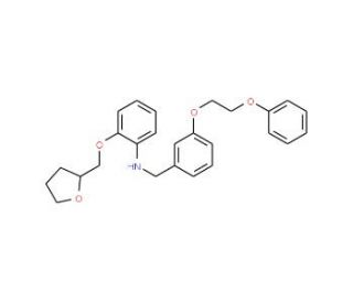 N-[3-(2-Phenoxyethoxy)benzyl]-2-(tetrahydro-2-furanylmethoxy)aniline - chemical structure image