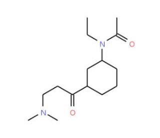 N-[3-(3-Dimethylamino-propionyl)-phenyl]-N-ethyl-acetamide - chemical structure image