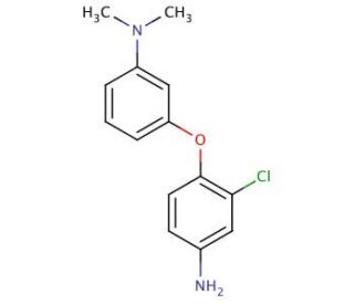 N-[3-(4-Amino-2-chlorophenoxy)phenyl]-N,N-dimethylamine - chemical structure image