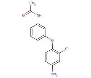 N-[3-(4-Amino-2-chlorophenoxy)phenyl]acetamide - chemical structure image