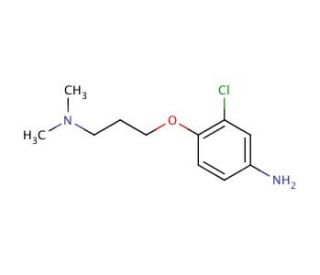 N-[3-(4-Amino-2-chlorophenoxy)propyl]-N,N-dimethylamine - chemical structure image