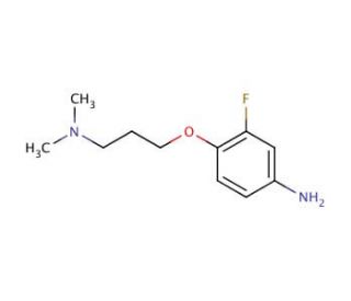 N-[3-(4-Amino-2-fluorophenoxy)propyl]-N,N-dimethylamine - chemical structure image