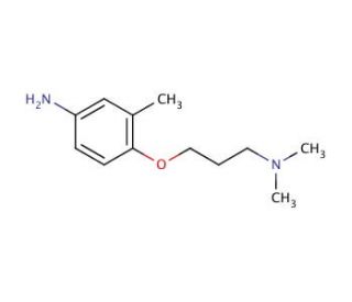 N-[3-(4-Amino-2-methylphenoxy)propyl]-N,N-dimethylamine - chemical structure image