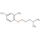 N-[3-(4-Amino-2-methylphenoxy)propyl]-N,N-dimethylamine - chemical structure image