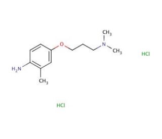 N-[3-(4-Amino-3-methylphenoxy)propyl]-N,N-dimethylamine dihydrochloride - chemical structure image