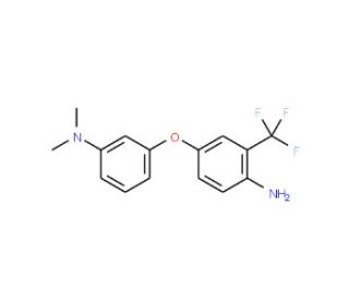 N-{3-[4-Amino-3-(trifluoromethyl)phenoxy]phenyl}-N,N-dimethylamine - chemical structure image