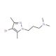 N-[3-(4-Bromo-3,5-dimethyl-1H-pyrazol-1-yl)propyl]-N,N-dimethylamine - chemical structure image