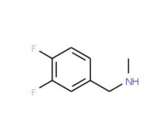 N-(3,4-difluorobenzyl)-N-methylamine (CAS 748124-46-1) - chemical structure image