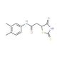 N-(3,4-Dimethylphenyl)-2-(2-mercapto-4-oxo-4,5-dihydro-1,3-thiazol-5-yl)acetamide - chemical structure image