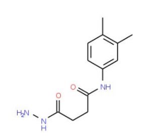 N-(3,4-Dimethylphenyl)-4-hydrazino-4-oxobutanamide - chemical structure image