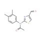 N-(3,4-dimethylphenyl)-N-(4-formyl-1,3-thiazol-2-yl)acetamide - chemical structure image