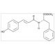 N-[3-(4-hydroxyphenyl)-1-oxo-2-propenyl]-L-phenylalanine, methyl ester (CAS 615264-52-3) - chemical structure image