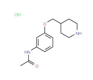 N-[3-(4-Piperidinylmethoxy)phenyl]acetamide hydrochloride - chemical structure image