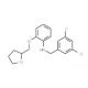 N-(3,5-Dichlorobenzyl)-2-(tetrahydro-2-furanylmethoxy)aniline - chemical structure image