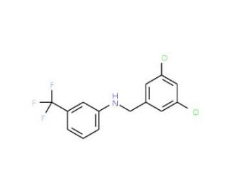 N-(3,5-Dichlorobenzyl)-3-(trifluoromethyl)aniline (CAS 1040685-28-6) - chemical structure image