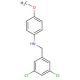 N-(3,5-Dichlorobenzyl)-4-methoxyaniline - chemical structure image