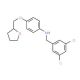 N-(3,5-Dichlorobenzyl)-4-(tetrahydro-2-furanylmethoxy)aniline 的分子结构, CAS编号: 1040690-66-1 N-(3,5-Dichlorobenzyl)-4-(tetrahydro-2-furanylmethoxy)aniline (CAS 1040690-66-1) - chemical structure image