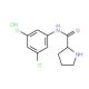 N-(3,5-dichlorophenyl)pyrrolidine-2-carboxamide hydrochloride - chemical structure image