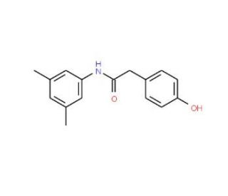 N-(3,5-Dimethylphenyl)-2-(4-hydroxyphenyl)-acetamide (CAS 131179-77-6) - chemical structure image