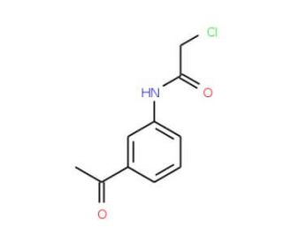 N-(3-Acetyl-phenyl)-2-chloro-acetamide (CAS 42865-69-0) - chemical structure image