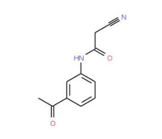 N-(3-Acetylphenyl)-2-cyanoacetamide - chemical structure image