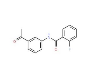 N-(3-Acetylphenyl)-2-fluorobenzamide - chemical structure image