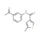 N-(3-Acetylphenyl)-5-methylthiophene-3-carboxamide - chemical structure image