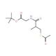 N-(3-Acetylthio-2-methylpropanoyl)glycine tert-Butyl Ester (CAS 1076198-75-8) - chemical structure image