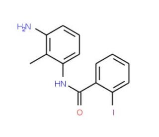 N-(3-amino-2-methylphenyl)-2-iodobenzamide - chemical structure image