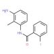 N-(3-amino-2-methylphenyl)-2-iodobenzamide - chemical structure image