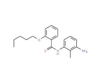 N-(3-Amino-2-methylphenyl)-2-(pentyloxy)benzamide - chemical structure image