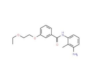 N-(3-Amino-2-methylphenyl)-3-(2-ethoxyethoxy)-benzamide - chemical structure image