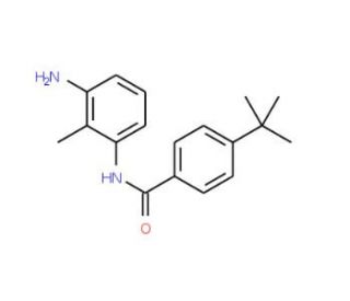 N-(3-Amino-2-methylphenyl)-4-(tert-butyl)benzamide - chemical structure image