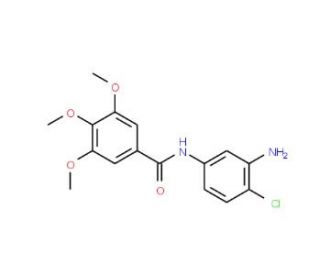N-(3-Amino-4-chlorophenyl)-3,4,5-trimethoxybenzamide - chemical structure image