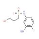 N-(3-amino-4-fluorophenyl)-3-hydroxypropane-1-sulfonamide - chemical structure image