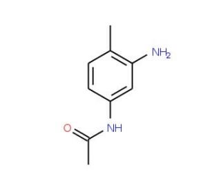 N-(3-amino-4-methylphenyl)acetamide (CAS 6375-16-2) - chemical structure image