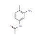 N-(3-amino-4-methylphenyl)acetamide (CAS 6375-16-2) - chemical structure image
