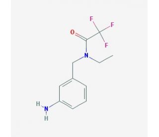 N-(3-aminobenzyl)-N-ethyl-2,2,2-trifluoroacetamide - chemical structure image