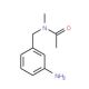N-(3-aminobenzyl)-N-methylacetamide - chemical structure image