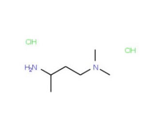 N-(3-aminobutyl)-N,N-dimethylamine dihydrochloride - chemical structure image
