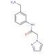 N-[3-(aminomethyl)phenyl]-2-(1H-pyrazol-1-yl)acetamide - chemical structure image