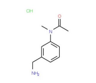 N-[3-(Aminomethyl)phenyl]-N-methylacetamidehydrochloride (CAS 849020-90-2) - chemical structure image
