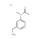N-[3-(Aminomethyl)phenyl]-N-methylacetamidehydrochloride (CAS 849020-90-2) - chemical structure image