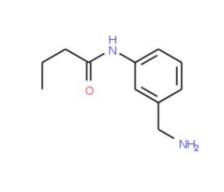 N-[3-(aminomethyl)phenyl]butanamide - chemical structure image